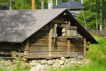 Traditional house, Linnansaari National Park, Southern Savonia and Northern Savonia, Finland, Scandinavia, Europe