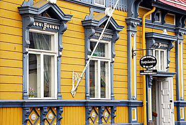 Wooden houses in old town, Rauma, Satakunta, Finland, Scandinavia, Europe