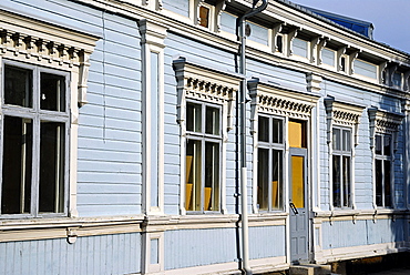 Wooden houses in old town, Rauma, Satakunta, Finland, Scandinavia, Europe