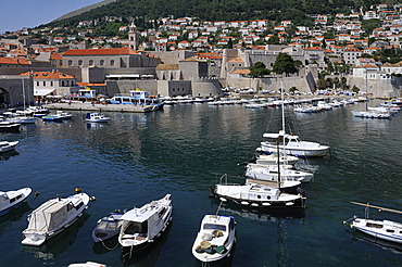 The Old Harbour, Grad old town, Dubrovnik, Dalmatia, Croatia, Europe