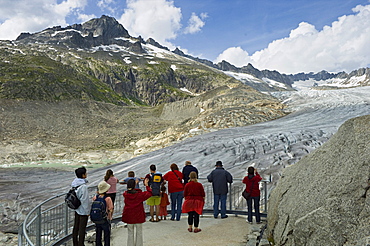 rhone glacier, furka pass, switzerland