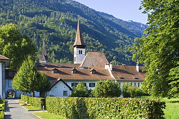 castle and convent, interlaken, switzerland