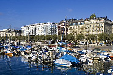 quai du mont blanc, geneva, switzerland