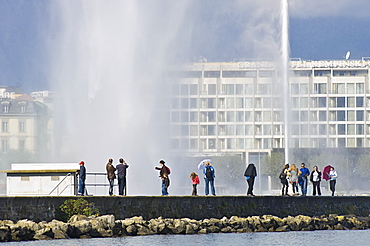 lake and jet d'eau, geneva, switzerland