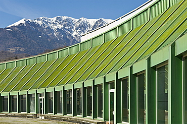 palazzo dei congressi, boario terme, italy