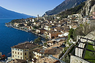 village view, limone sul garda, italy