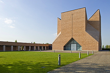 pope john xxiii at paderno area, seriate, italy