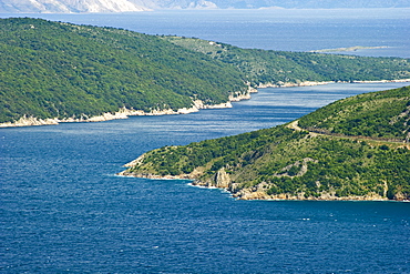 krk canal, cres island, croatia