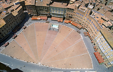 Piazza del Campo, Siena, Tuscany, Italy