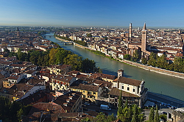 View of Verona, Veneto, Italy, Europe