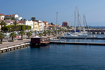 Harbour Carloforte, St Pietro Island, Carbonia - Iglesias district, Sardinia, Italy, Europe