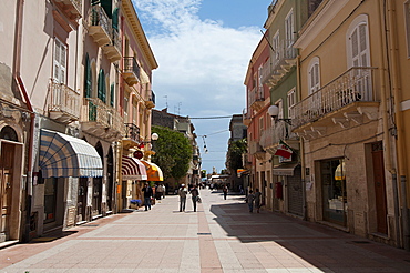 Cityscape of Carloforte, St Pietro Island, Sulcis Iglesiente, Carbonia Iglesias, Sardinia, Italy, Europe