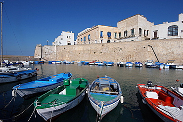 The port, Gallipoli, Salentine Peninsula, Apulia, Italy