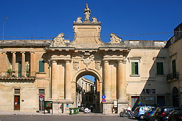 St. Blaise Gate, Lecce, Salentine Peninsula, Apulia, Italy