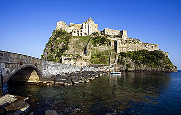 Aragonese castle, Ischia Island, Campania, Italy, Europe