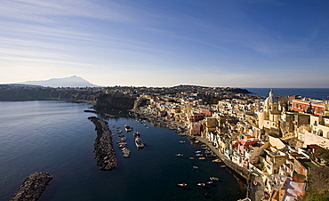 Procida Corricella,Procida island,Naples,Campania,Italy,Europe.