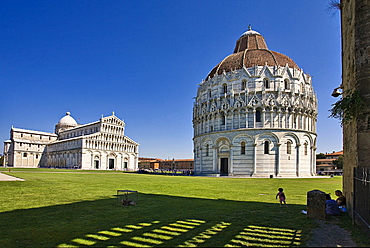 Pisa baptistry,Piazza dei Miracoli,Pisa city,Tuscany,Italy,Europe.