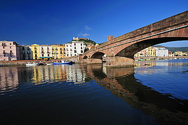 Bosa, Sardinia, Temo river, Italy, Europe