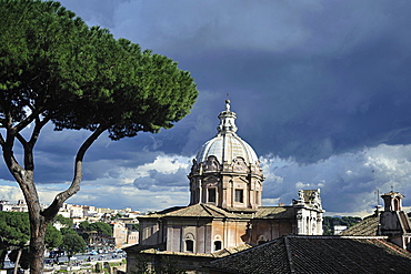 Rome. Lazio. Italy. Europe. S.S. Luca and Martina Church