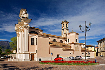 Borgo Sacco church at Rovereto, Vallagarina, Trentino, Italy, Europe