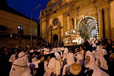 Leonforte, Holy friday procession, Sicily, Italy, Europe