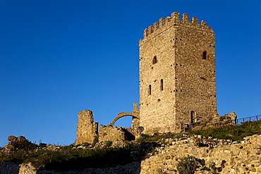 Castello di Cefala Diana castle, Palermo, Sicily, Italy, Europe