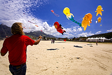 Kites festival, Trapani, Sicily, Italy, Europe