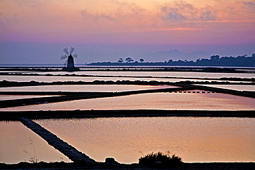 Ettore Infersa Saltworks, Trapani, Sicily, Italy, Europe