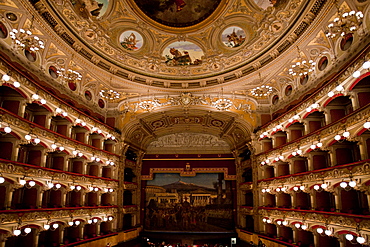 Massimo Bellini theatre, Catania, Sicily, italy, Europe