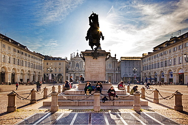 Piazza San Carlo, Turin, Italy, Europe