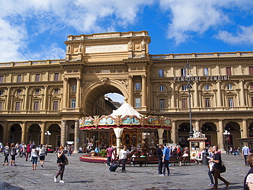 Repubblica square, Florence, Tuscany, Italy, Europe