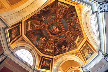 Cupola detail, Vatican museums, Rome, Italy, Europe