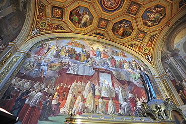 Stanze di Raffaello, Raffaello's rooms, Vatican Museums, Rome, Italy, Europe