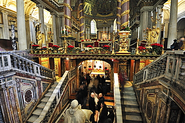 Santa Maria Maggiore church and crypt, Rome, Italy, Europe