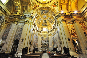 Sant'Agnese in Agone church in Piazza Navona square, Rome, Italy, Europe