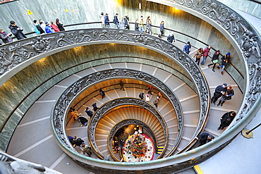 Bramante Stair design, Vatican Museums,Rome, Italy, Europe