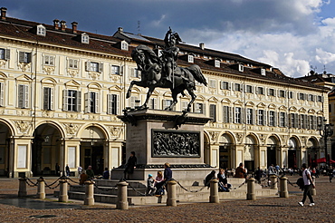 San Carlo Square, Turin, Piedmont, Italy