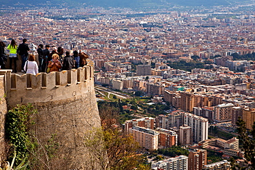 Castello Utveggio castle, 1928, Monte Pellegrino, Palermo, Sicily, Italy, Europe