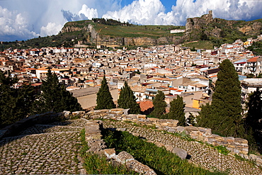 Corleone cityscape, Sicily, Italy, Europe