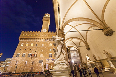 Loggia dei Lanzi, Signoria square, Florence, Tuscany, Italy, Europe