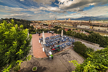 Florence view from Michelangelo square, Florence, Tuscany, Italy, Europe