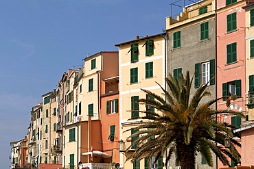 Foreshortening, Porto Venere, Golfo dei Poeti, Ligury, Italy, Europe