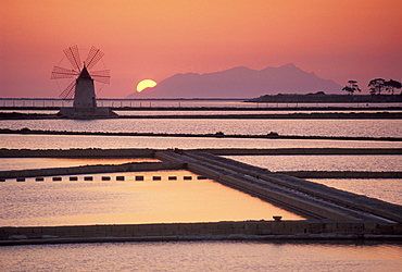 Ettore and Infersa saltworks, Mozia, Sicily, Italy