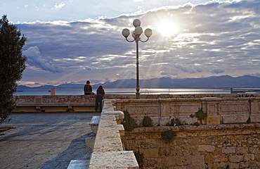 Bastioni San Remy, Cagliari, Sardinia, Italy, Europe