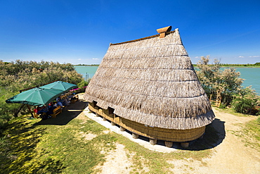 Casone, typical fisherman house, Caorle, Veneto, Italy, Europe