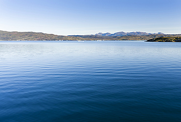 Itilleq Bay in southern greenland. Glaciers in the Qalerallit Imaa Fjord in southern greenland. America, North America, Greenland, Denmark