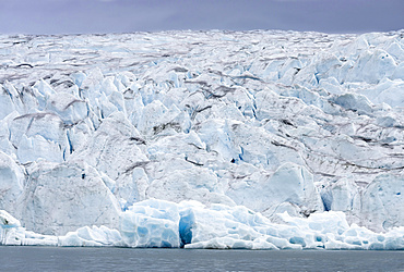 Glaciers in the Qalerallit Imaa Fjord in southern greenland. America, North America, Greenland, Denmark