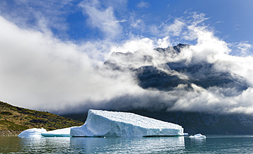 Unartoq Fjord ,  Puiattukulooq Bay,  in southern greenland. America, North America, Greenland, Denmark