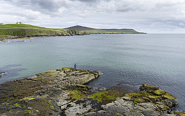 Lerwick, the capital of the Shetland Islands in the far north of Scotland.  View over Brei Wick. Europe, northern europe, great britain, scotland, Shetland Islands, June