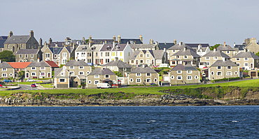 Lerwick, the capital of the Shetland Islands in the far north of Scotland.  View over Brei Wick. Europe, northern europe, great britain, scotland, Shetland Islands, June